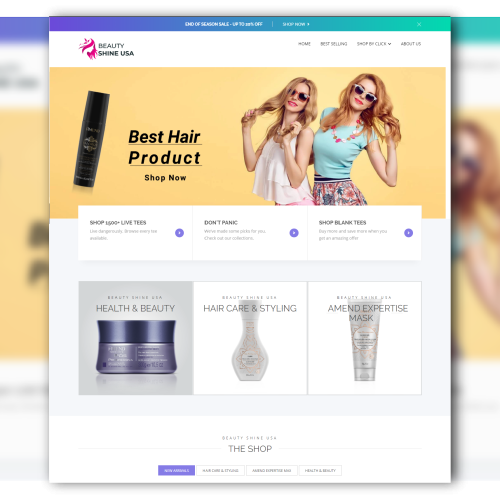Custom Built Shopify Store